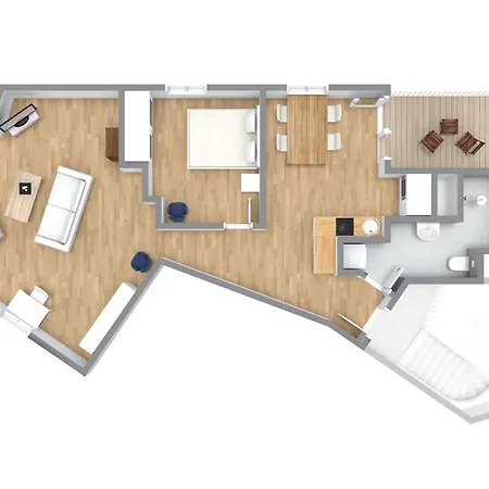 Grosse Dachgeschosswohnung Mit Balkon Im Belgischen Viertel Apartment Köln